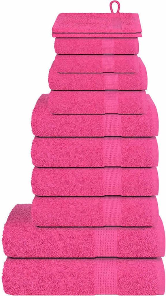 "2026 Promotion" 12-tlg. Handtuch-Set FROGN Rosa 360 g/m² - Handtücher CC502