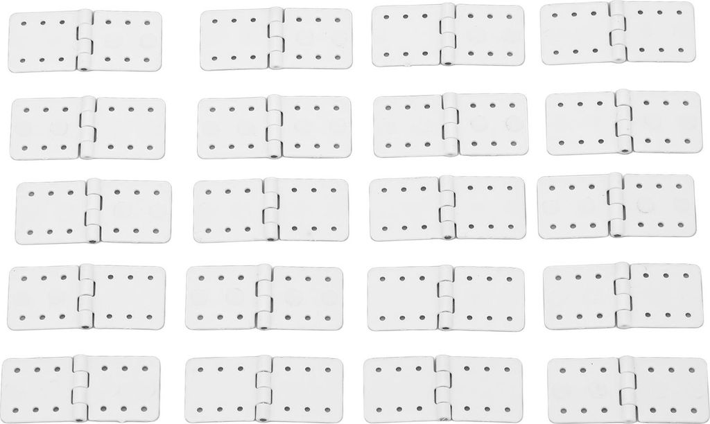 40PCS RC Pinned Scharniere Fernsteuerung Flugzeug Kunststoff Scharnier Modell Flugzeug Flügel Teile S Größe