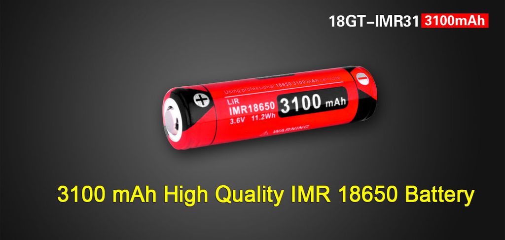 Klarus 18GT-IMR | 18650 aufladbarer Lithium-Ionen-Akku Produktbild 