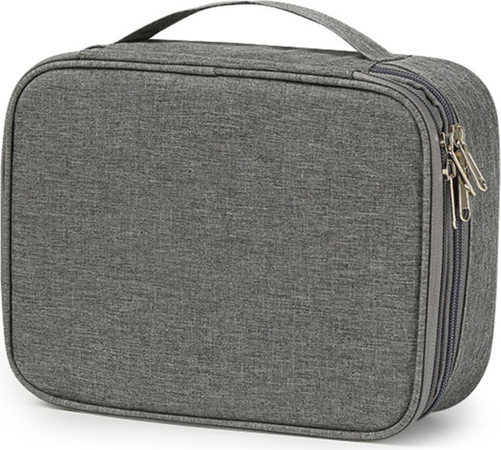 Elektronischer Organizer, doppellagig, große Kapazität, abnehmbare Trennwand, wasserdichtes Oxford-Gewebe, Aufbewahrungstasche für Kabel, Ladege...