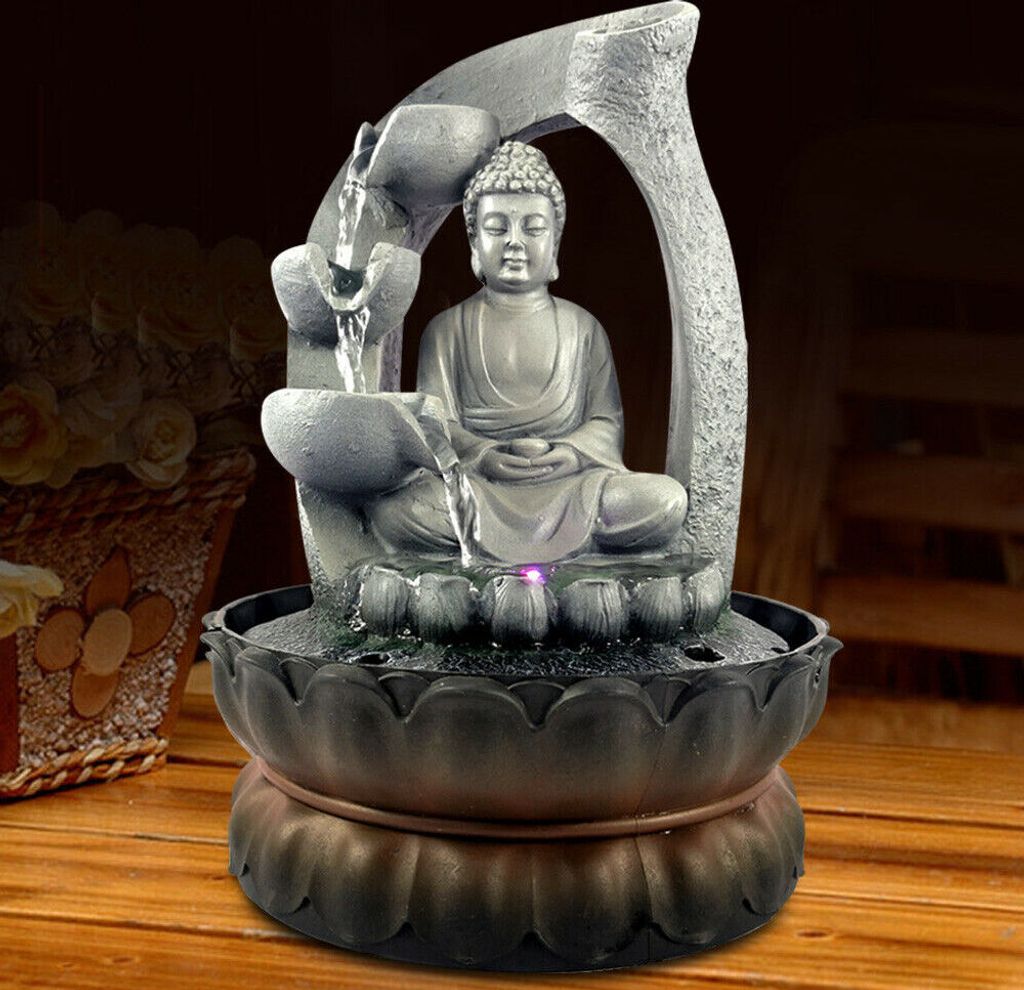 Vnitřní fontána Buddha s čerpadlem a LED osvětlením LED Obrázek produktu 12