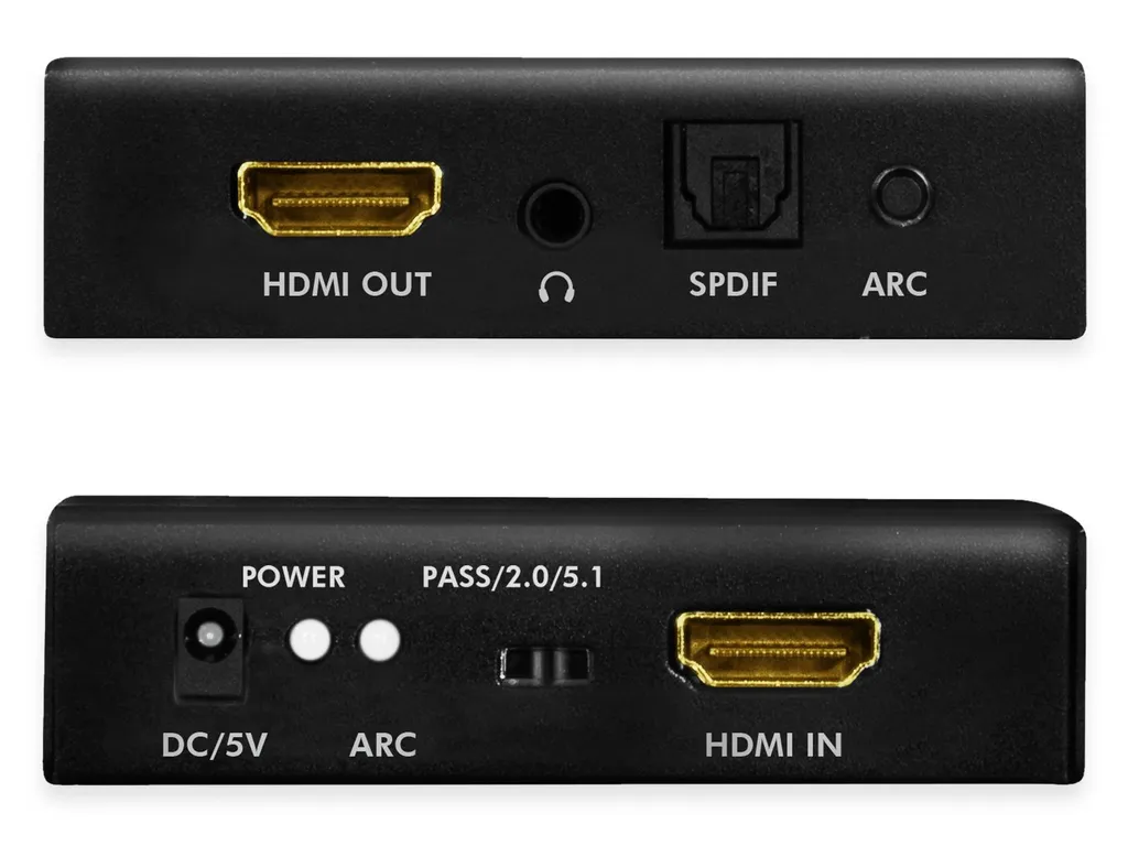 Extracteur Audio HDMI LogiLink : Solution pour Sortie Optique Absente