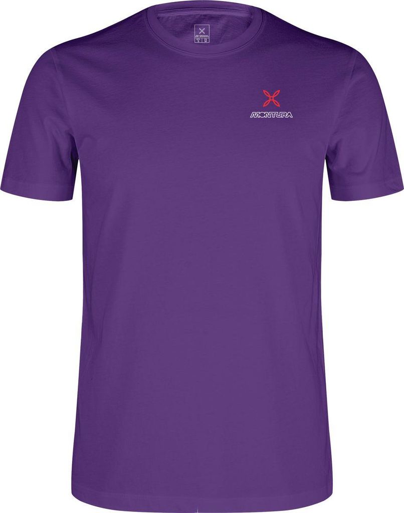 Montura Team Vertigo T-Shirt für Herren - GOTS-er Baumwolljersey, Farbe:645-PETUNIA, Größe:XL