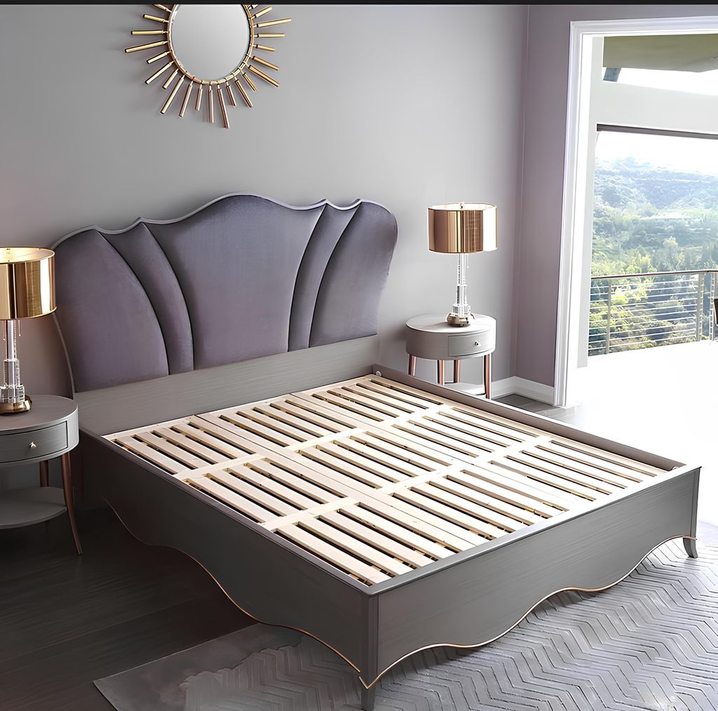 Schlafzimmer Designer Bett mit Nachttischen 3tlg. Betten Garnitur Luxus Möbel