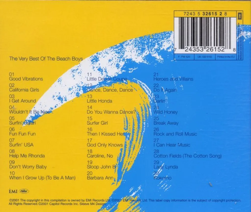 Le meilleur des Beach Boys CD Album - Compilation des Plus Grands Succès - 2