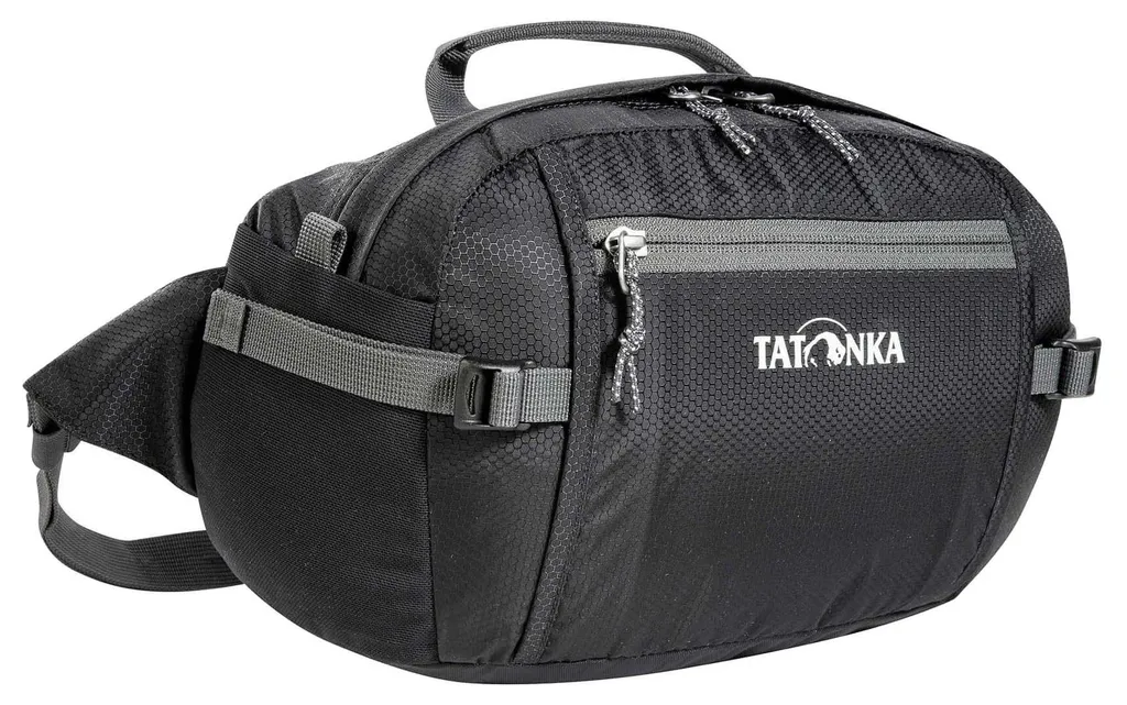 Sacoche de ceinture Tatonka Hip Bag M noire pour voyage et randonnée