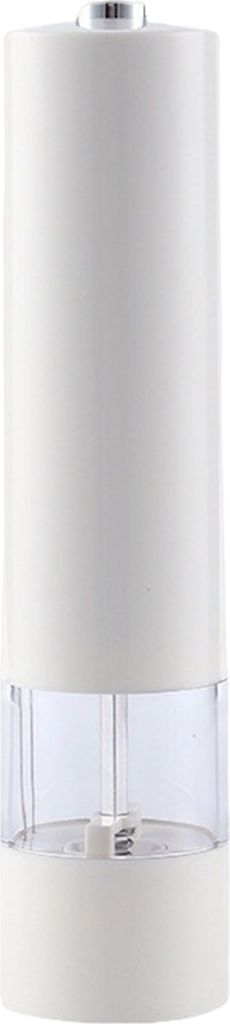 Elektrische Pfeffermühle, verstellbarer Mahlknopf, LED-Licht, Einknopf-Gewürzmühle mit durchsichtigem Zylinder