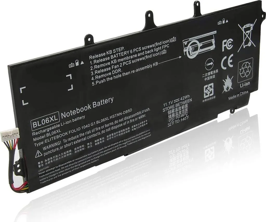 Batterie PC Portable pour HP 4430s 4530s - Cellules Li-Ion 11,1V Noir - 13