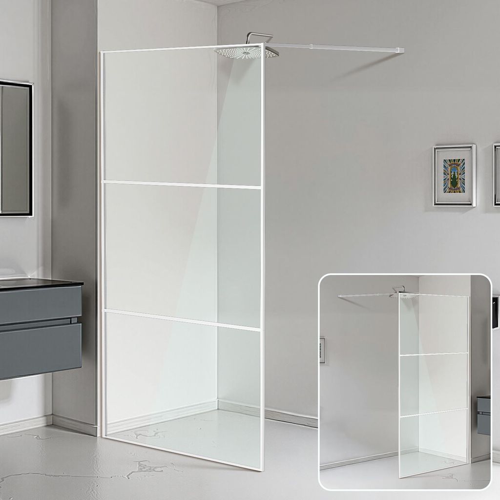 Izrielar Duschabtrennung 120X200cm Duschwand für Dusche Produktbild 