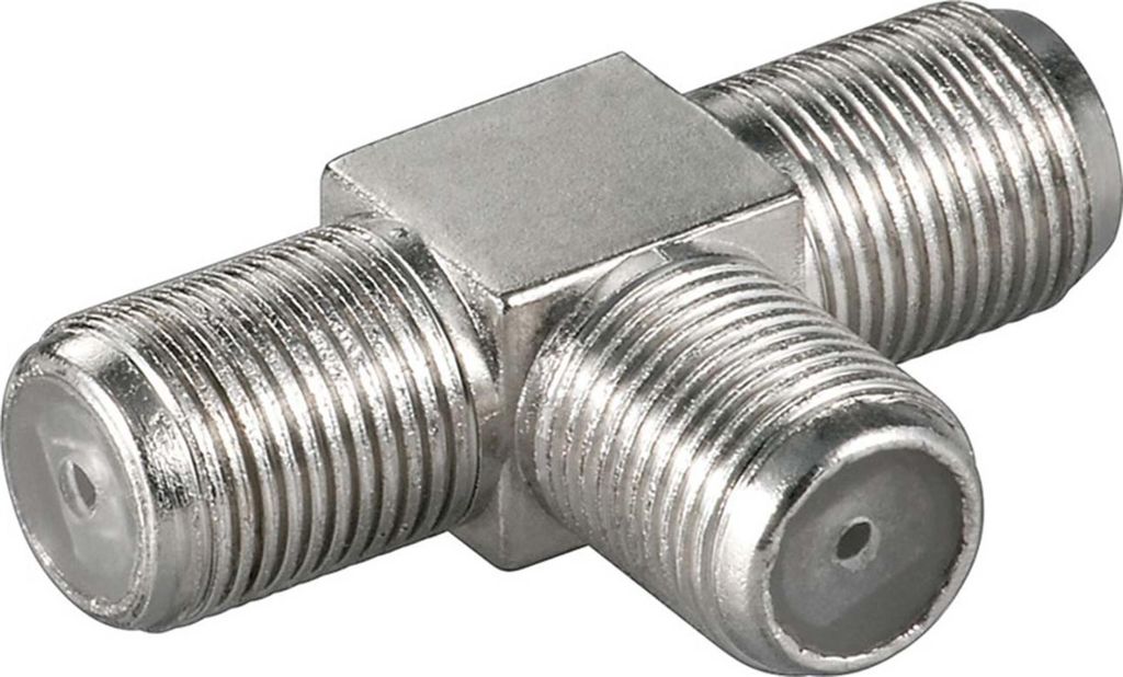 goobay F Adapter F Buchse doppelt F Buchse zink (Bulk) Image du produit 