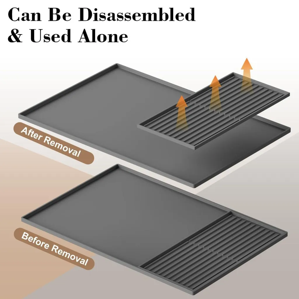 Tapis de Protection Silicone pour Machine à Café avec Plateau de 61cm