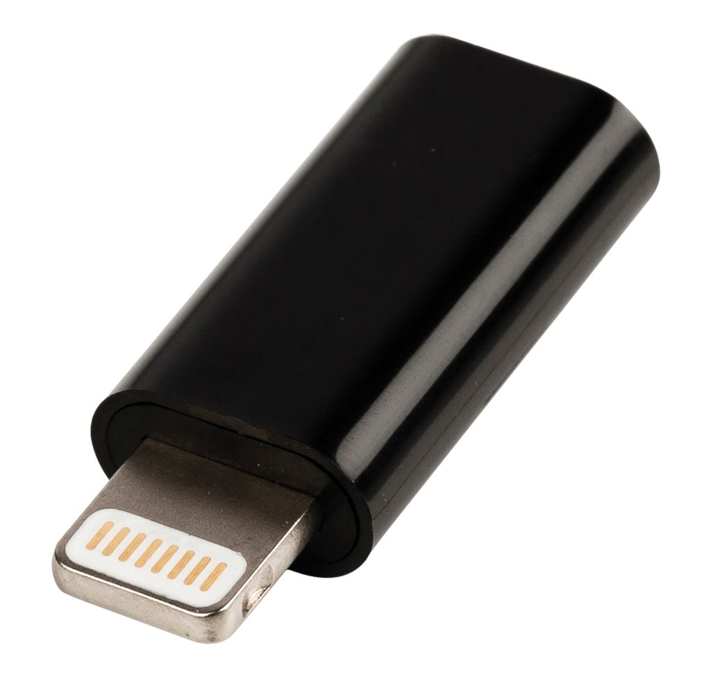 Valueline USB Lightning-Adapter Lightning-Stecker - USB Micro B Buchse schwarz VLMP39901B