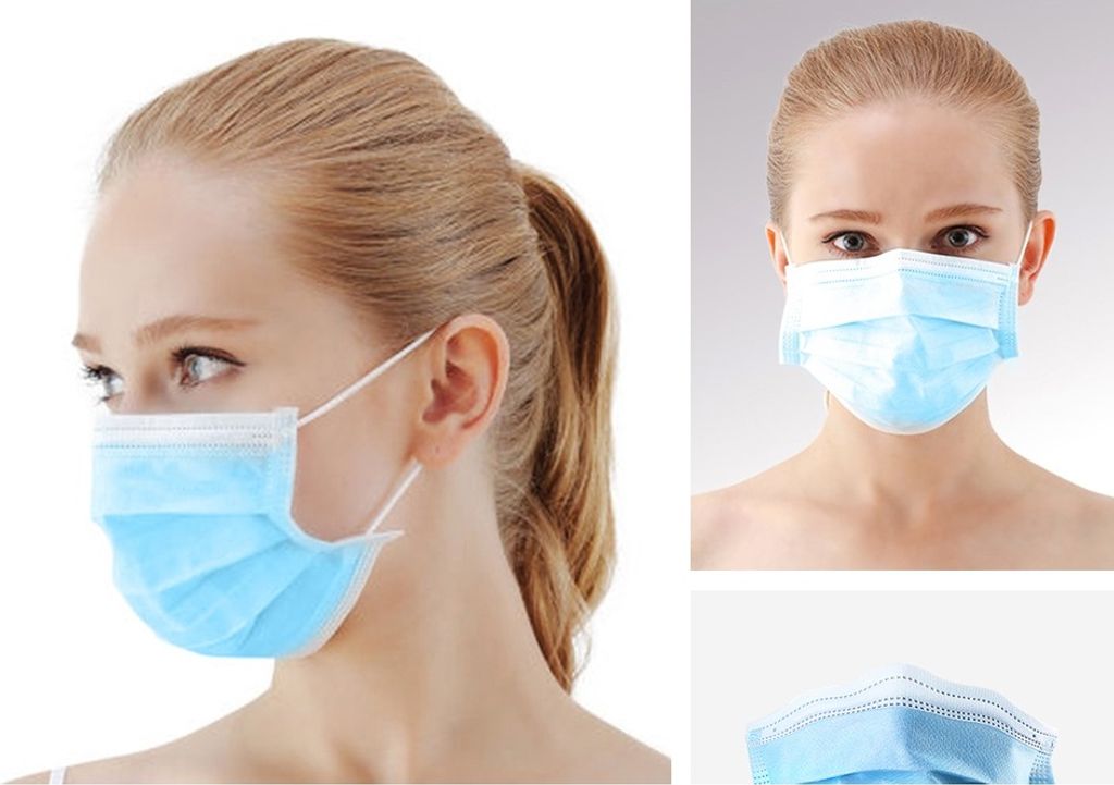500x atemschutzmasken 3 lagig mundschutz Einwegmasken 500 Produktbild 6