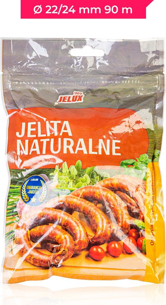 Jelita naturalne baranie 22/24, 90 mb na pasku na kabanosy, Zdjęcie produktu 