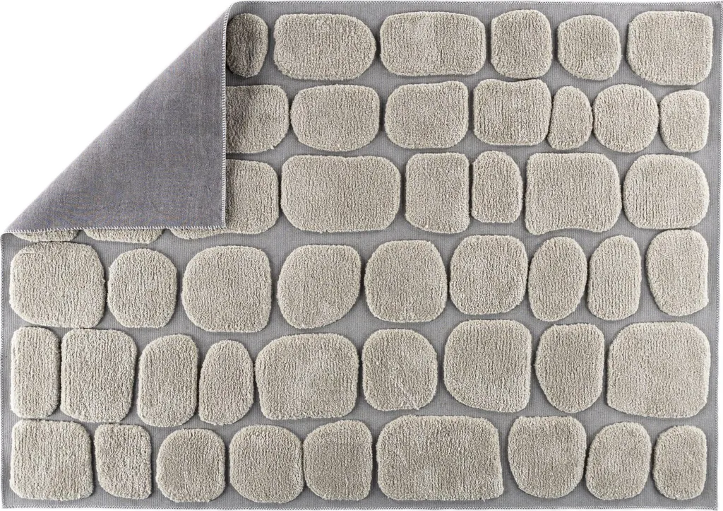 Grand Tapis de Salon Octavius 200x290 cm Beige Texture Douce Chic