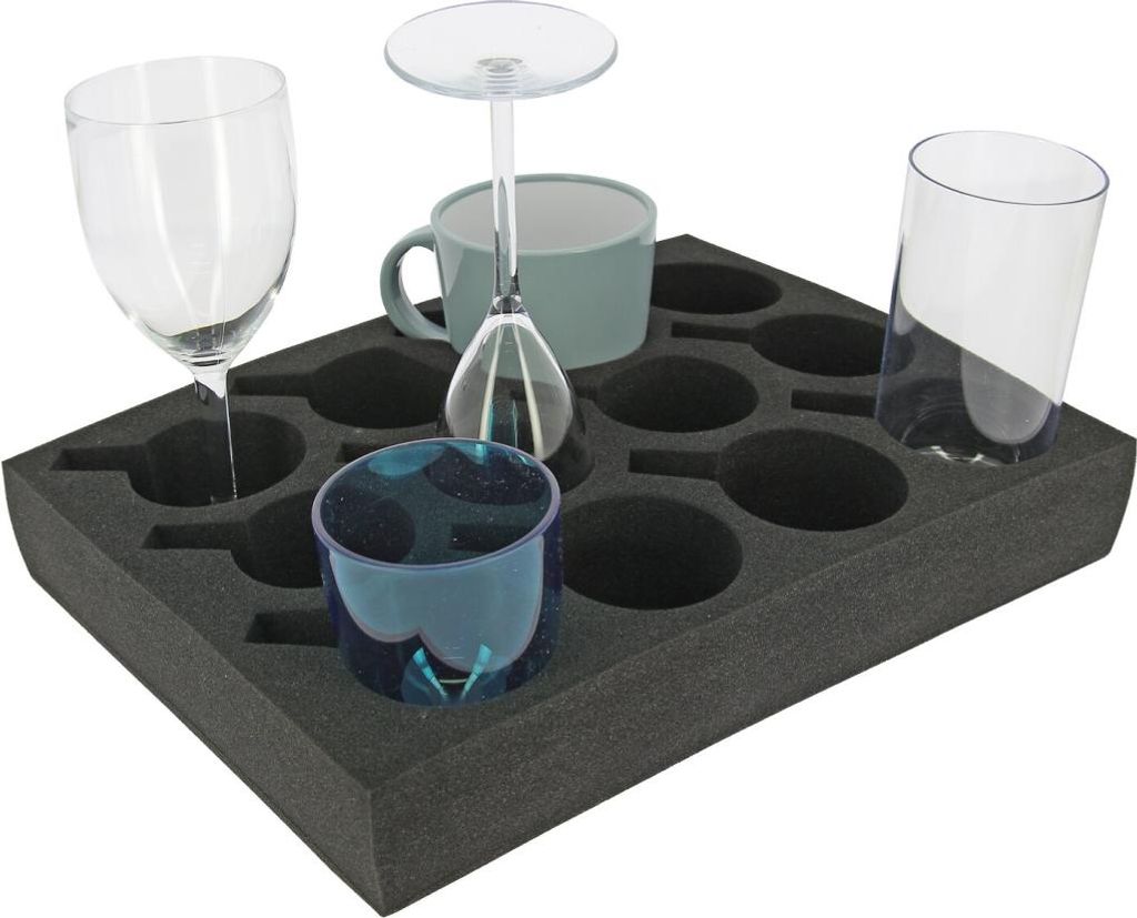 Glasuntersetzer aus Schaumstoff - Incasa
