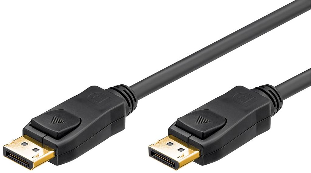 Goobay 51952 DisplayPort Verbindungskabel 1.1, vernickelt, Produktbild 