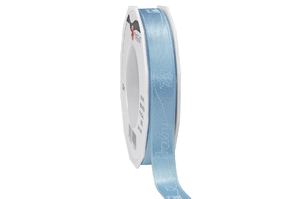 PATTBERG Geschenkband Baby Love 15mmx20m blau