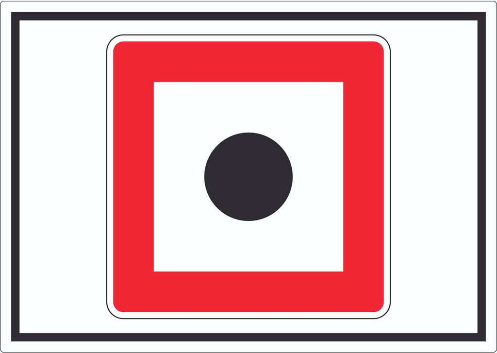 Schallzeichen geben Aufkleber mit Symbol Horn benutzen A3 (297x420mm)