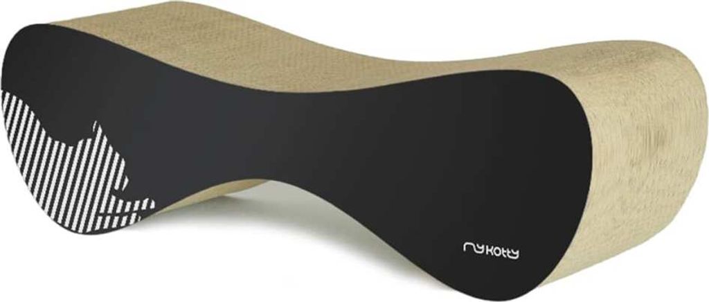 MyKotty Katzen-Kratzmöbel VIGO 71 x 25 x 21 cm Schwarz 3086