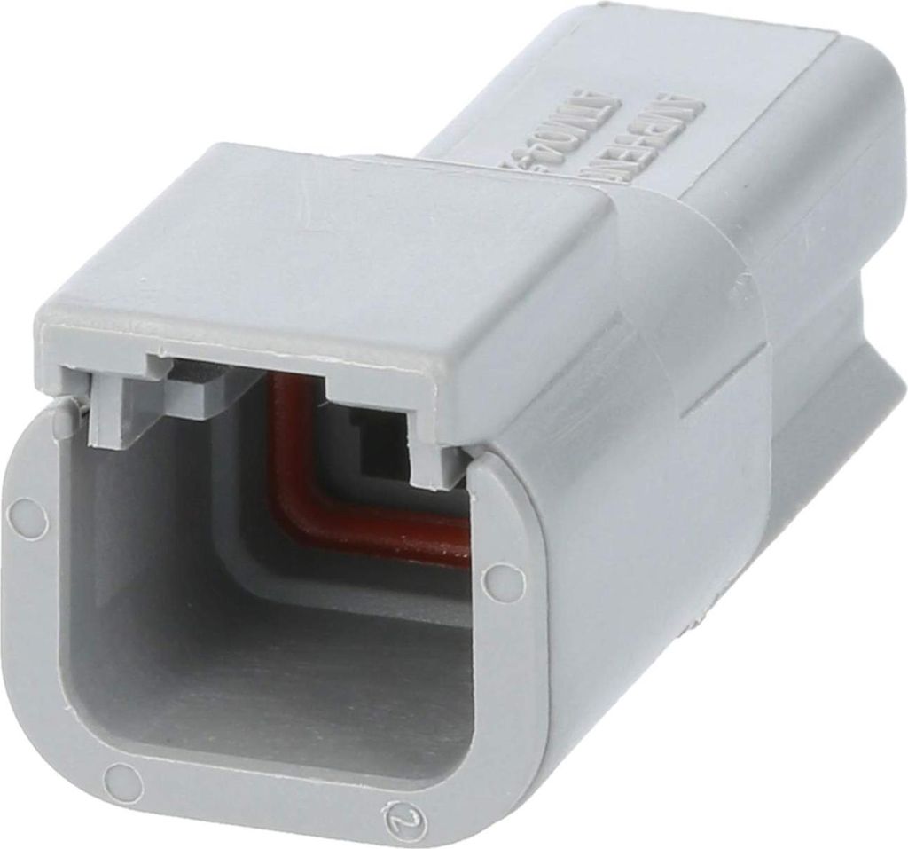 Amphenol AS-2SM 115 Kabelstecker ATM-Serie Stift, 2-polig, Crimpanschluss Isolationsdurchmesser 1,35mm - 3,05mm,
