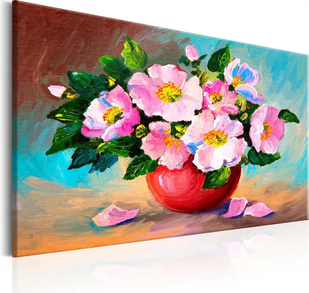 Quadro Fiori Primavera b-B-0099 120x80 - Decorazione Parete Elegante