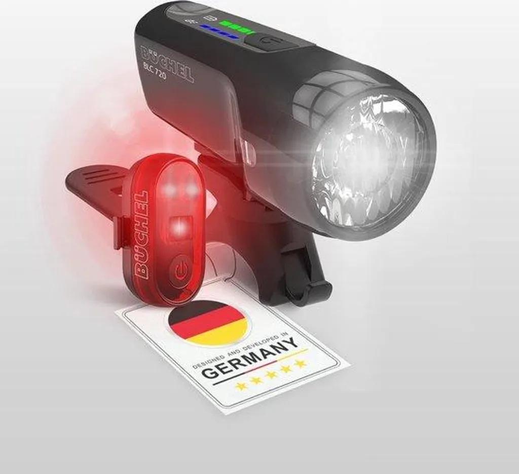 Éclairage vélo LED puissant 70 Lux rechargeable USB fini les piles vides
