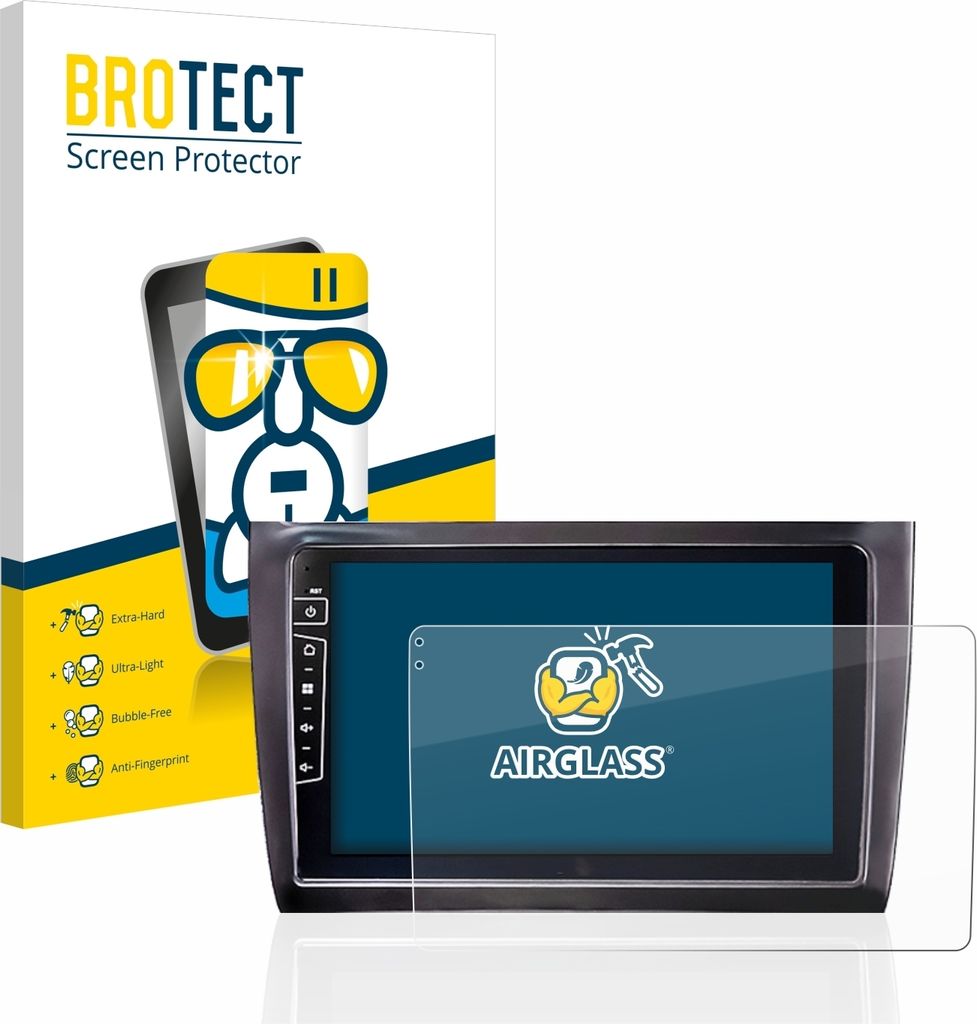 BROTECT Schutzglas für Dynavin D8-DF56 9" / D9-DF56 9" Schutzfolie Panzer Folie Glas Display Schutz klar