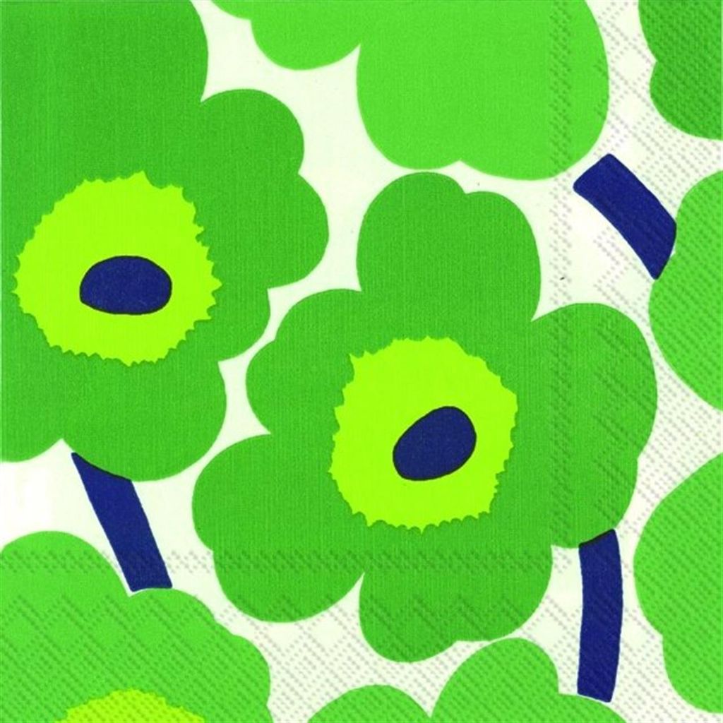 Servietten 33x33 cm - UNIKKO green