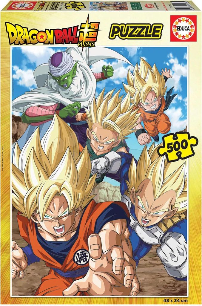 Educa Puzzle Dragon Ball 500 Teile Karton Comicfiguren
