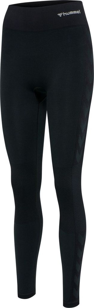 hummel hmlCLEA SEAMLESS MID WAIST TIG BLACK MELANGE BLACK MELANGE XL
