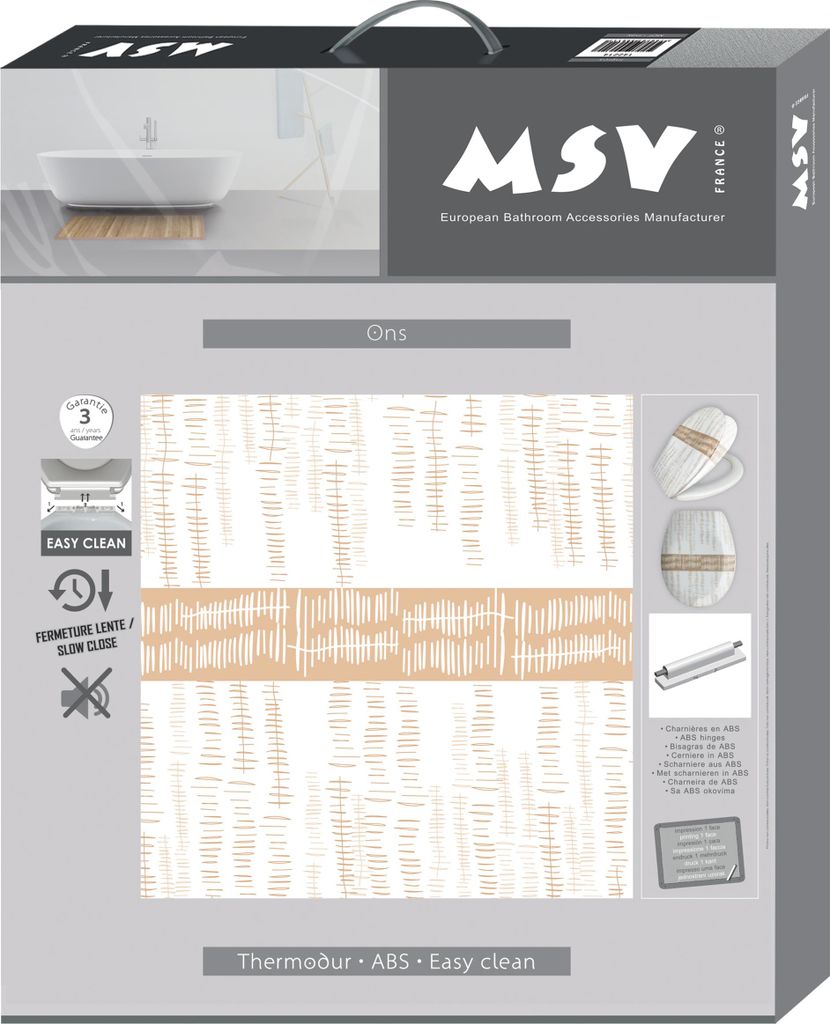 MSV Sedile WC Duroplast soft-close (Ons) Immagine del prodotto 