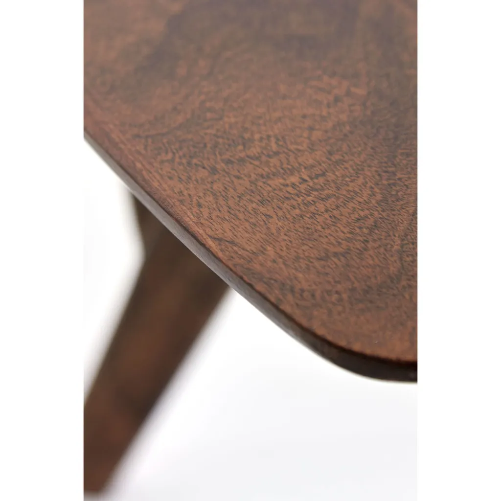 Petite table bois acacia stable et durable pour petits espaces 44cm - 8