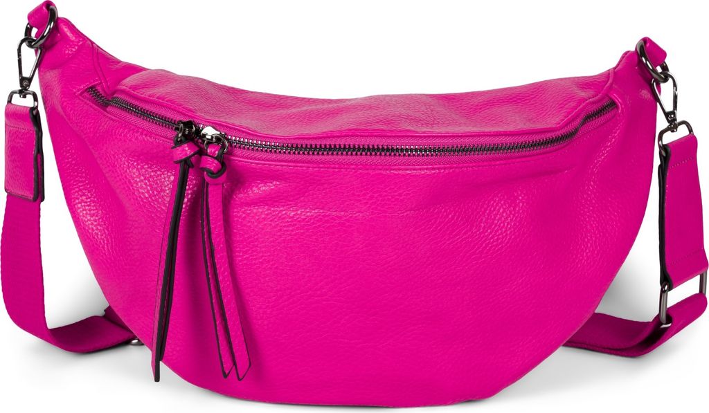styleBREAKER Damen Halbmond Schultertasche groß | Crossbody Umhängetasche Handtasche mit 2 Wege Reißverschluss & verstellbarem Schultergurt 37 x...