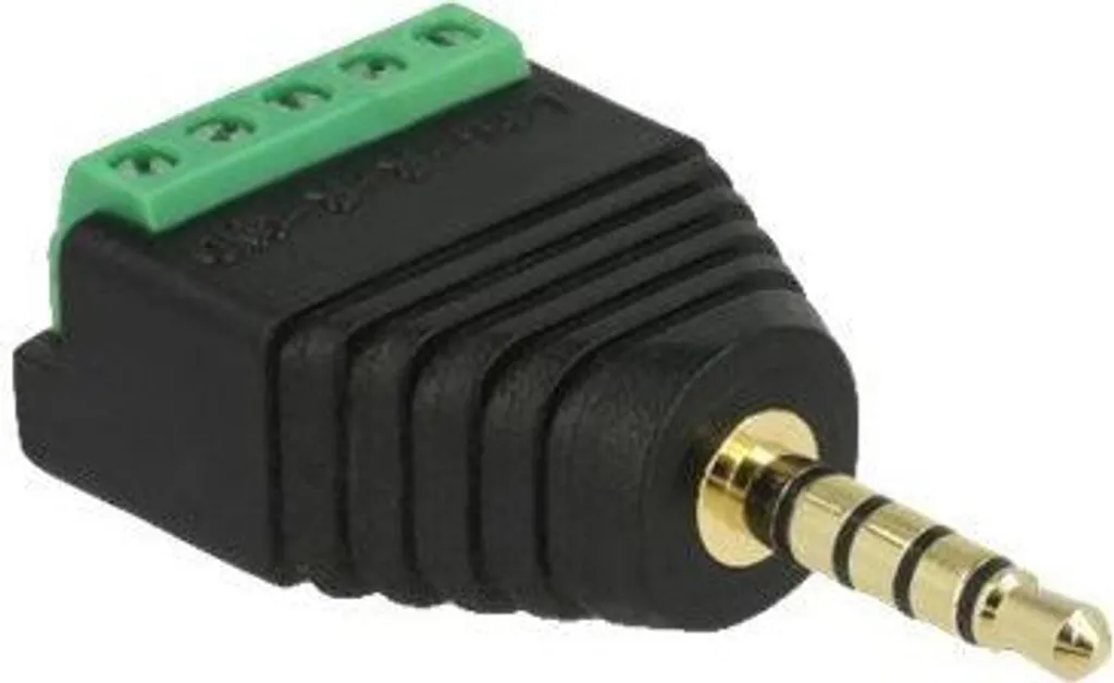DeLOCK - Audio-Adapter - 5-poliger Mini-Stecker (M) bis 5-poliger Anschlussblock - 2