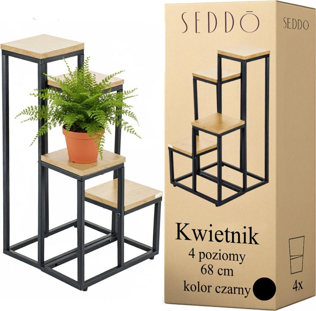 Kwietnik stojący wielopoziomowy na kwiatki rośliny Zdjęcie produktu 