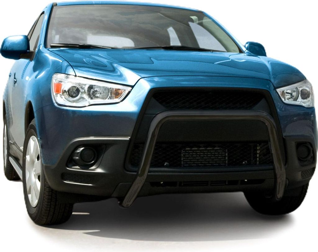 Frontbügel Frontschutzbügel für Mitsubishi ASX 2010-2013 mit ABE Stahl Schwarz