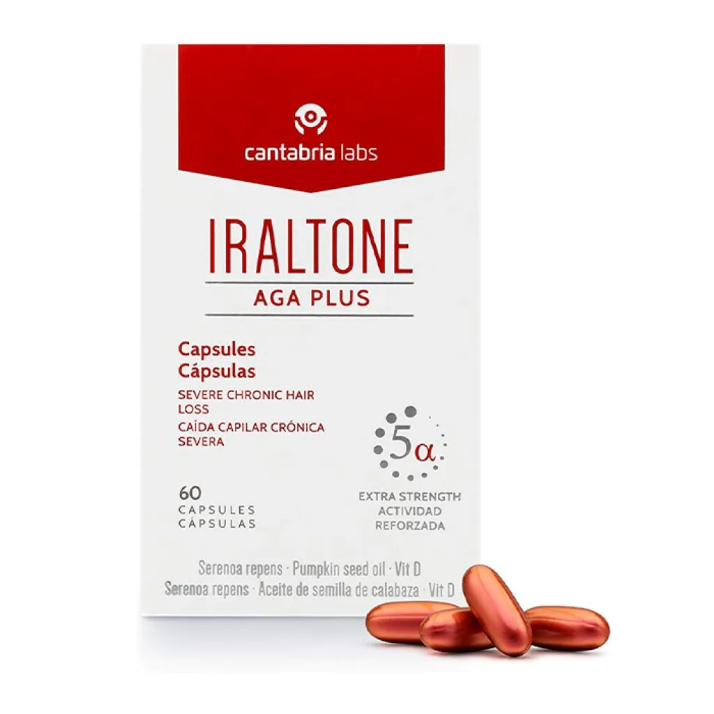 Iraltone Aga Plus 60 Capsule | Integratore Anticaduta Capelli Professional