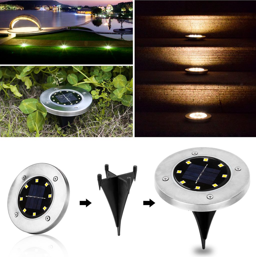 Speed 12 x LED Solarlampe Bodeneinbaustrahler Solar Produktbild 11