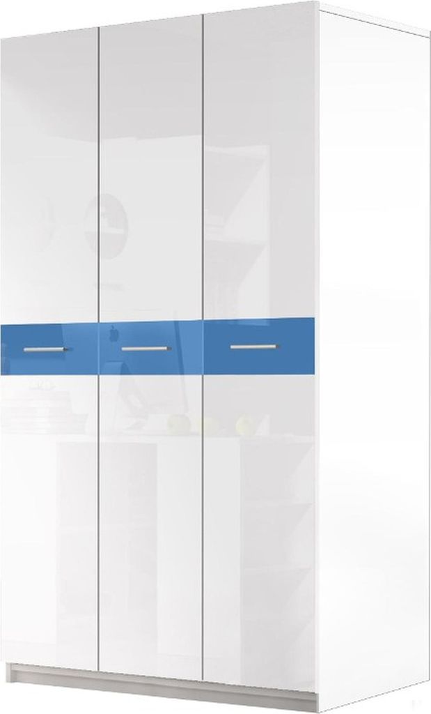 Kleiderschrank Schrank für Jugendzimmer Möbel Design Jugend Schlafzimmer blau