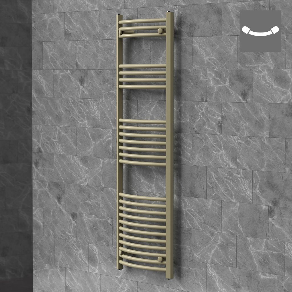 LuxeBath Handtuchheizkörper Sahara 500x1500 mm Beige Produktbild 