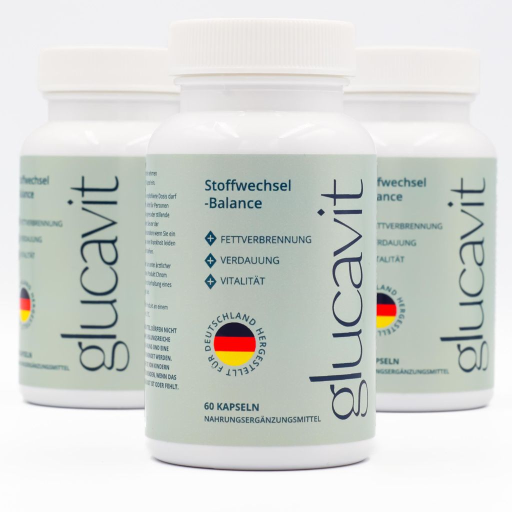 Glucavit – suplement diety | Zestaw 3 opakowania po 60 Zdjęcie produktu 