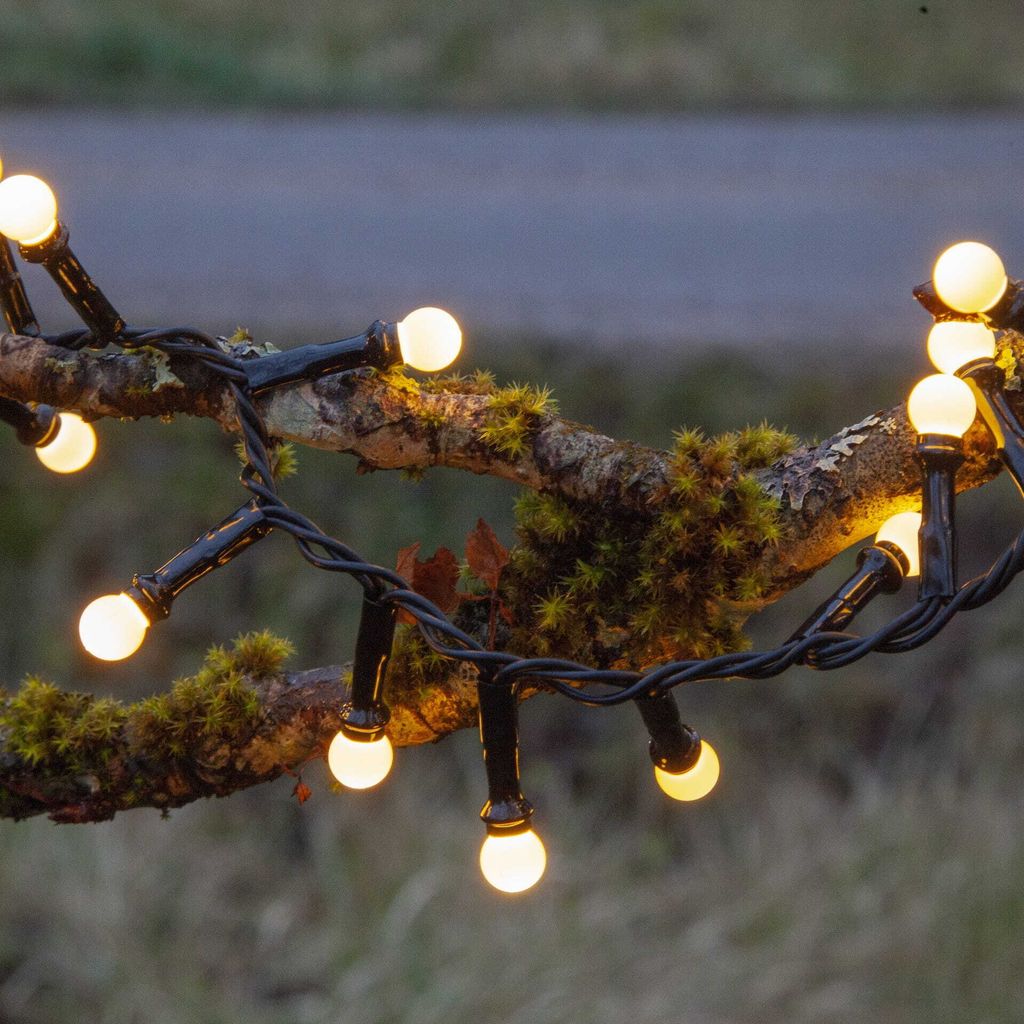 Star LED‑Party‑Kette ‚Berry Mini‘ – 700 LEDs, Bunt, 8 Funktionen, Mit Timer & Trafo, Für Garten & Terrasse