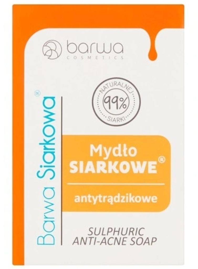 Barwa, Čistiace Siarkové Mydlo, 100g Obrázok produktu 