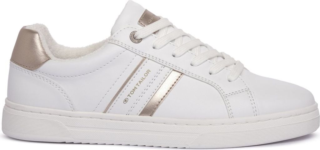 Tom Tailor Sneaker Low Damen 32323132313632 Weiß 39 EU Produktbild 