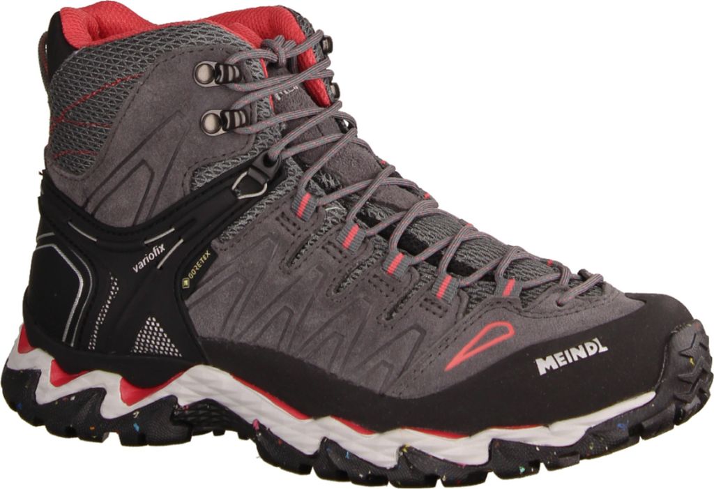 Meindl Lite Hike Lady GTX anthrazit/rose Wanderschuhe UK 7 Produktbild 