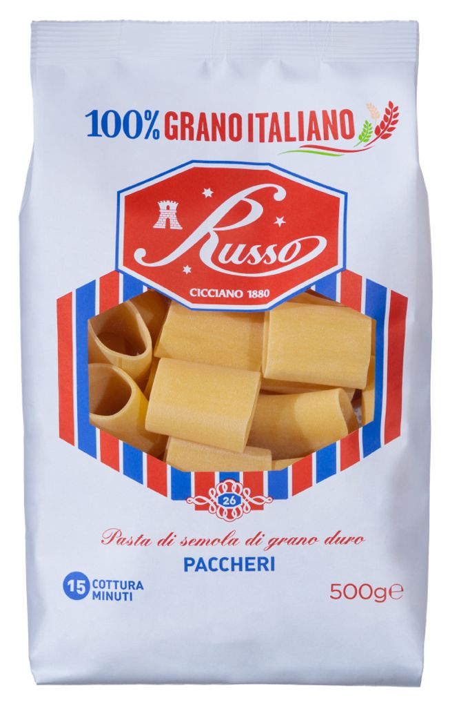 12x Pasta Russo Paccheri Nudeln 500g Produktbild 