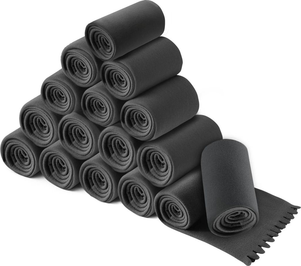 wometo 16er Set WAVE Fleecedecken 120x160 cm –  ca. 300g Produktbild 