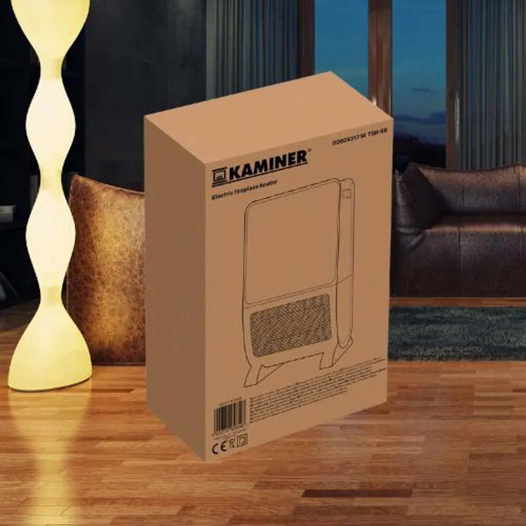 Radiateur soufflant céramique LCD avec thermostat réglable et mode 3D