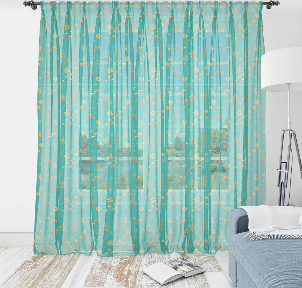 ABAKUHAUS Arazzo Marocchino Porte Antiche, Decorazione Murale In Microfibra 140x230 Cm, Giallo Blu Teal, Per Camera Da Letto Soggiorno Dormitorio - 6